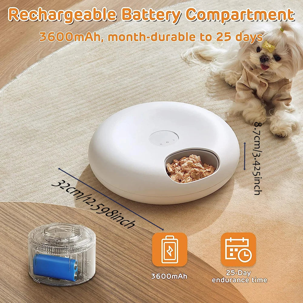 Automatic Wet Food Feeder for Cats & Dogs β USB Rechargeable Smart Pet Dispenser with Timed Feeding