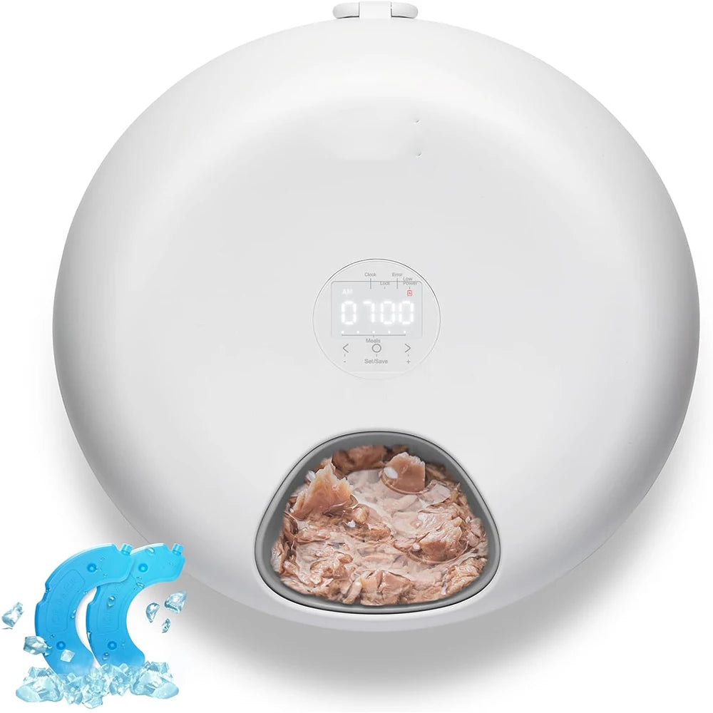 Automatic Wet Food Feeder for Cats & Dogs β USB Rechargeable Smart Pet Dispenser with Timed Feeding