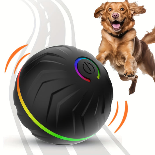 PETGRAVITY Motion-Activated Bouncing Ball – USB Rechargeable Interactive Toy for Dogs & Cats
