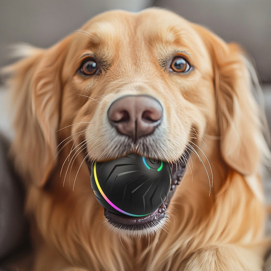 PETGRAVITY Motion-Activated Bouncing Ball – USB Rechargeable Interactive Toy for Dogs & Cats