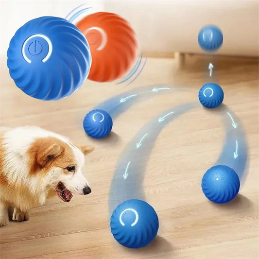 Smart Interactive Jumping Ball – USB Rechargeable Toy for Puppies & Kittens