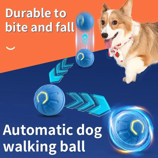 Smart Interactive Jumping Ball – USB Rechargeable Toy for Puppies & Kittens
