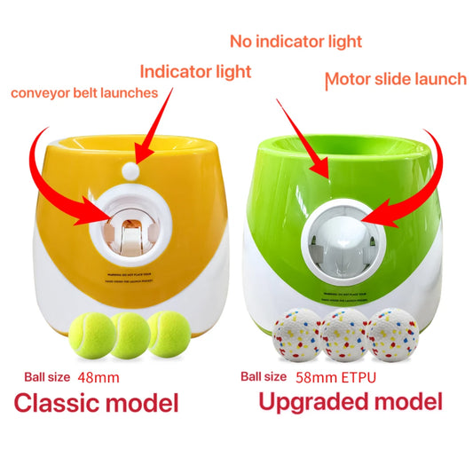 Automatic Dog Ball Launcher – USB Rechargeable Interactive Fetch Machine (Small Dogs Edition)